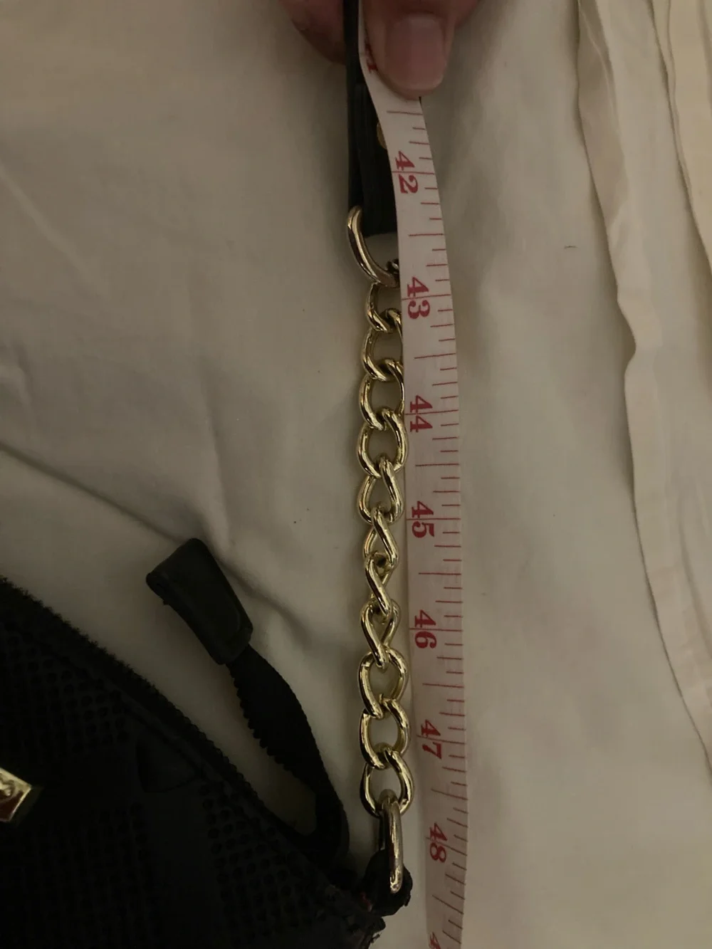 Betsey Johnson Black Heart Embossed Crossbody Bag with Gold Chain